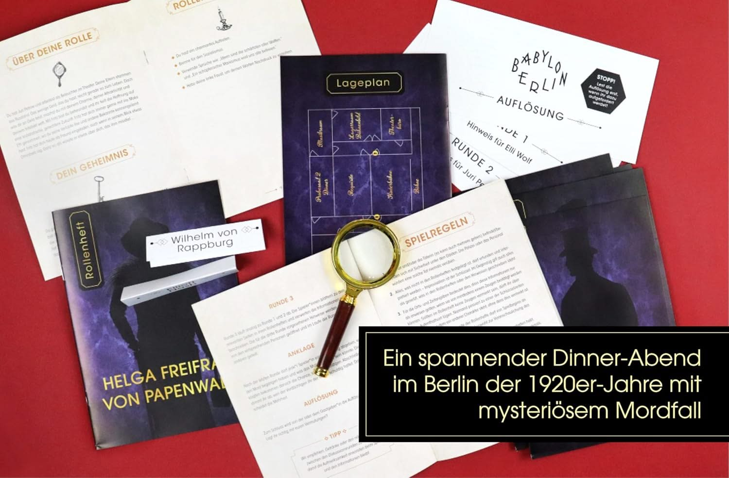 Crime & Dine Krimidinner: Friesenmord auf Sylt-Paperdice Solutions-Deinparadies.ch