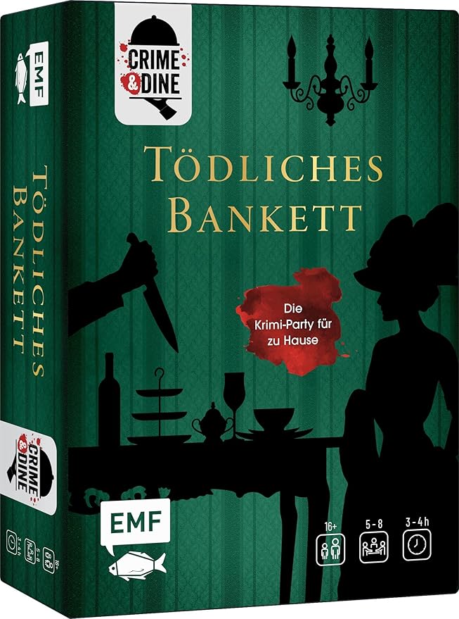 Crime & Dine Krimidinner: Tödliches Bankett-Paperdice Solutions-Deinparadies.ch