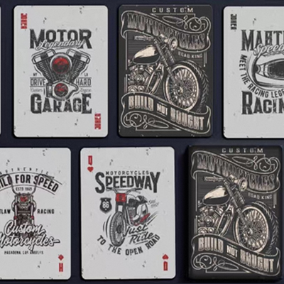 Custom Motorcycles Playing Cards-David Jon-Deinparadies.ch