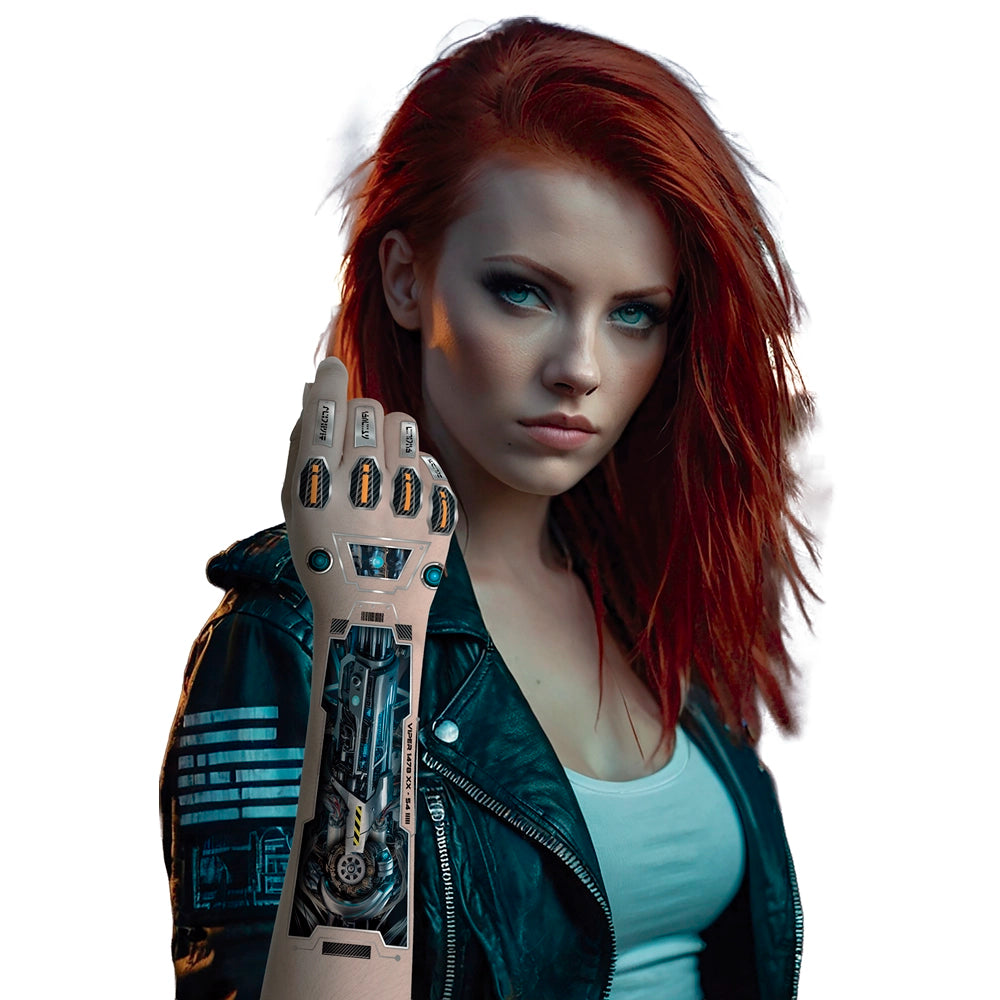 Cyberpunk Armtattoo Sticker-Guirca-Deinparadies.ch