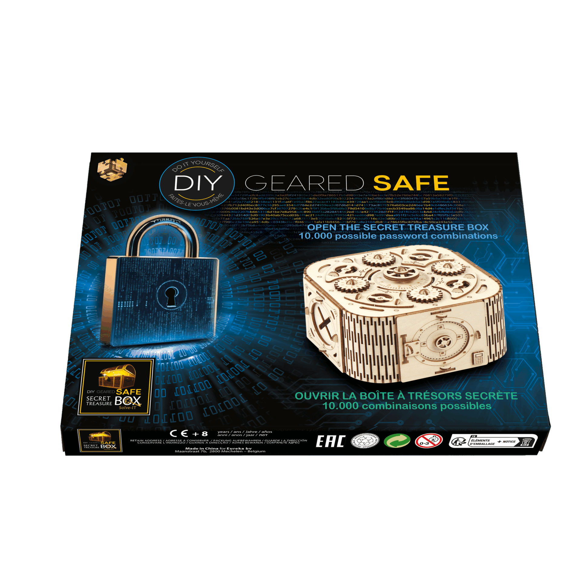 DIY Geared Safe | Secret Escape Box-Eureka-Deinparadies.ch