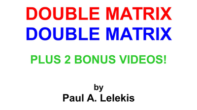 DOUBLE MATRIX par Paul A. Lelekis - Technique Mixte Télécharger Paul A. Lelekis sur Deinparadies.ch