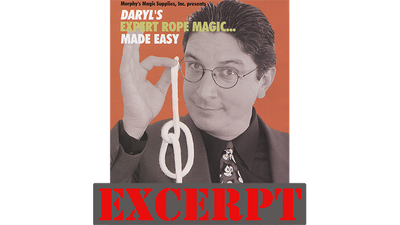 Daryl's Rope Routine (extrait de Expert Rope Magic Made Easy Vol 3) - Téléchargement vidéo Murphy's Magic sur Deinparadies.ch