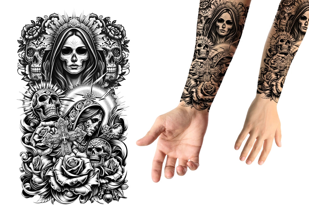 Day of the Dead Armklebetattoo-Guirca-Deinparadies.ch