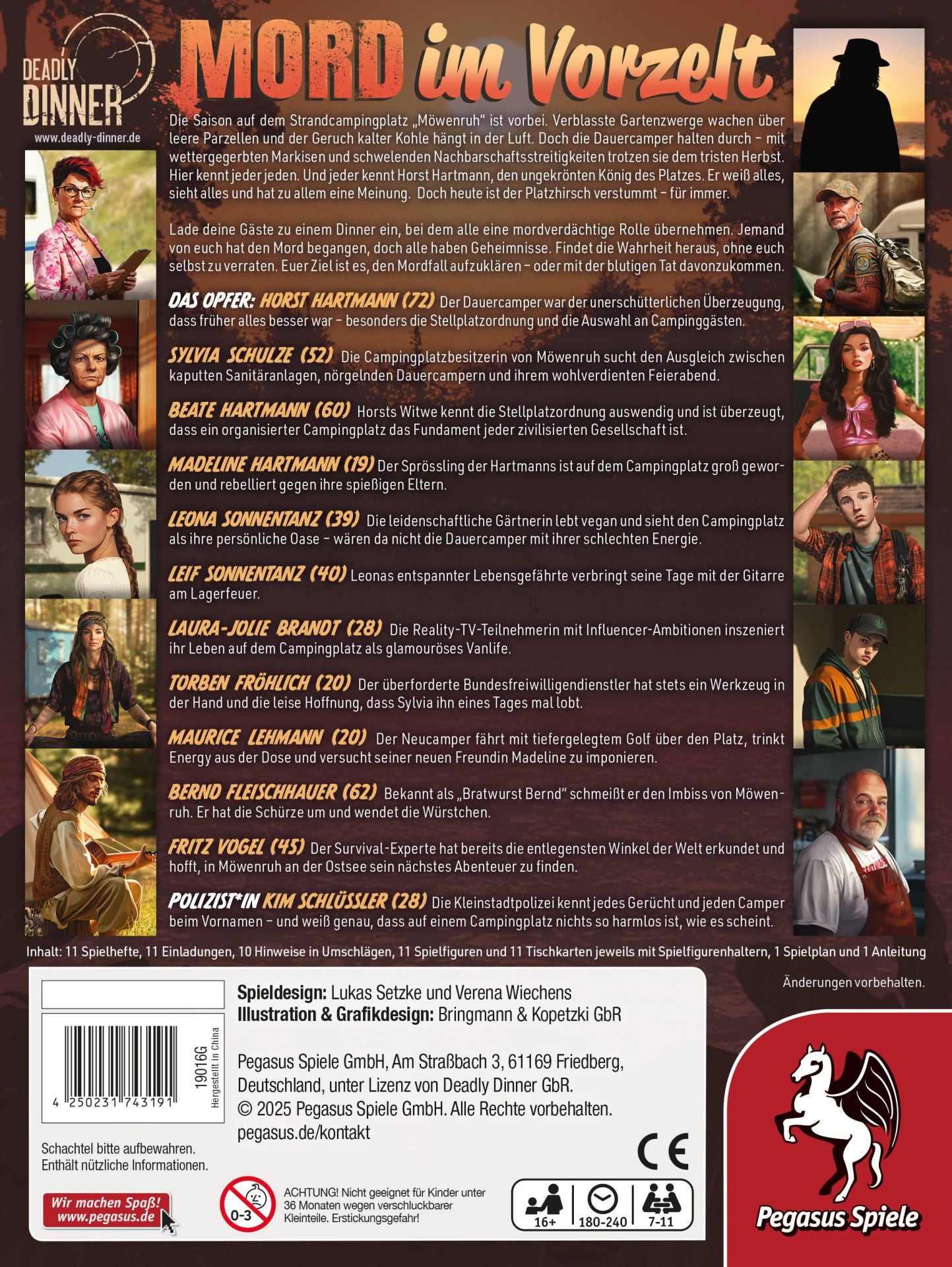 Deadly Dinner - Mord im Vorzelt-Pegasus-Deinparadies.ch