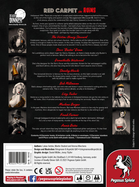 Deadly Dinner - Red Carpet in Ruins-Pegasus-Deinparadies.ch