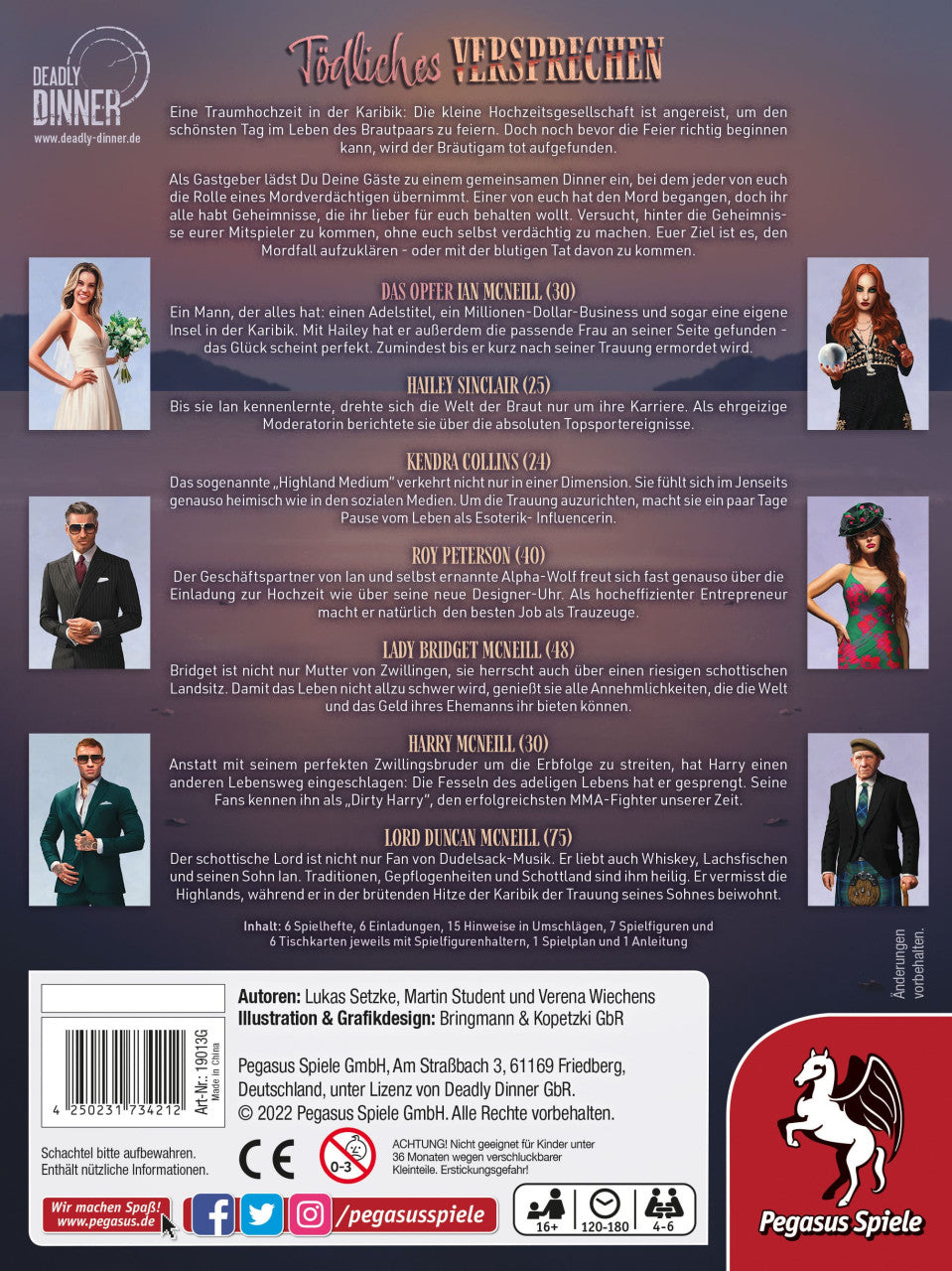 Deadly Dinner – Tödliches Versprechen-Pegasus-Deinparadies.ch