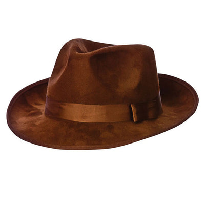 Sombrero Fedora de lujo | Ante sintético