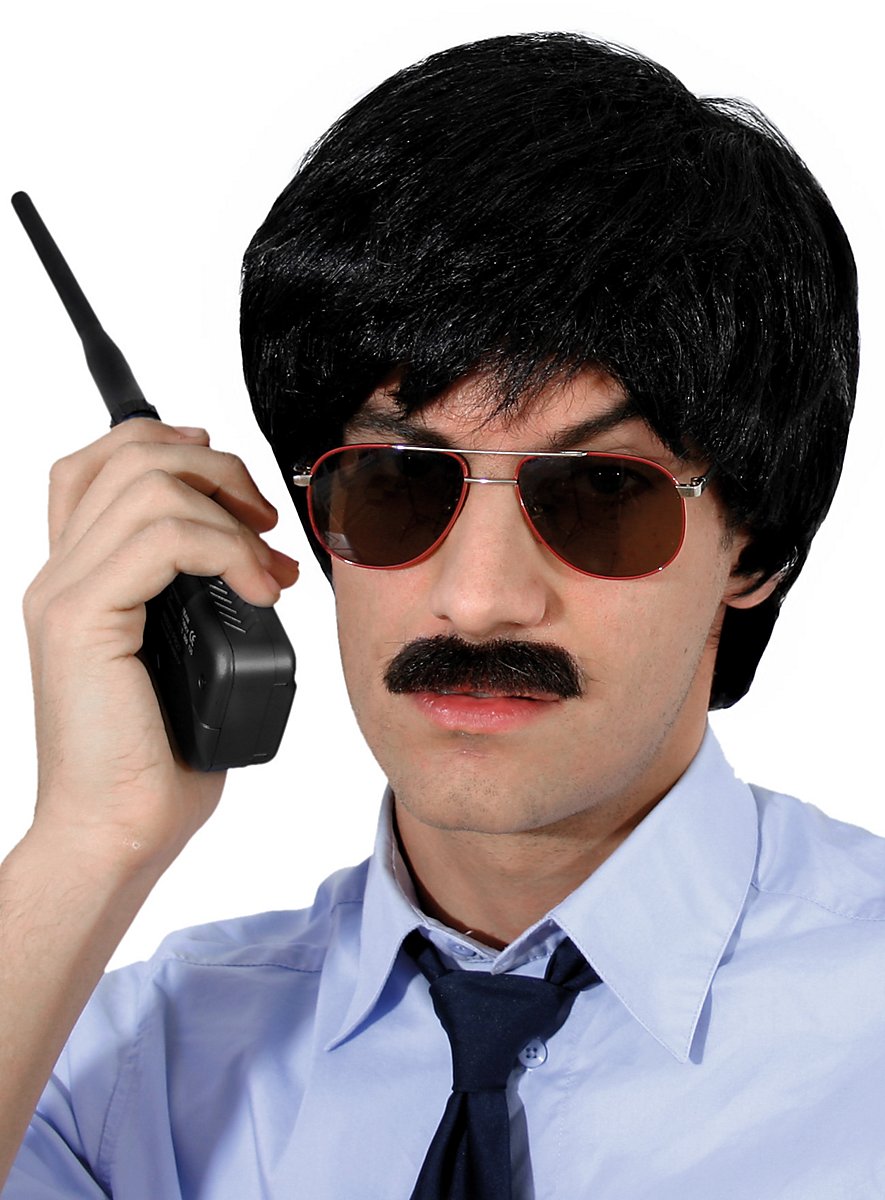 Detective Schnurrbart Echthaar braun-Metamorph-Deinparadies.ch