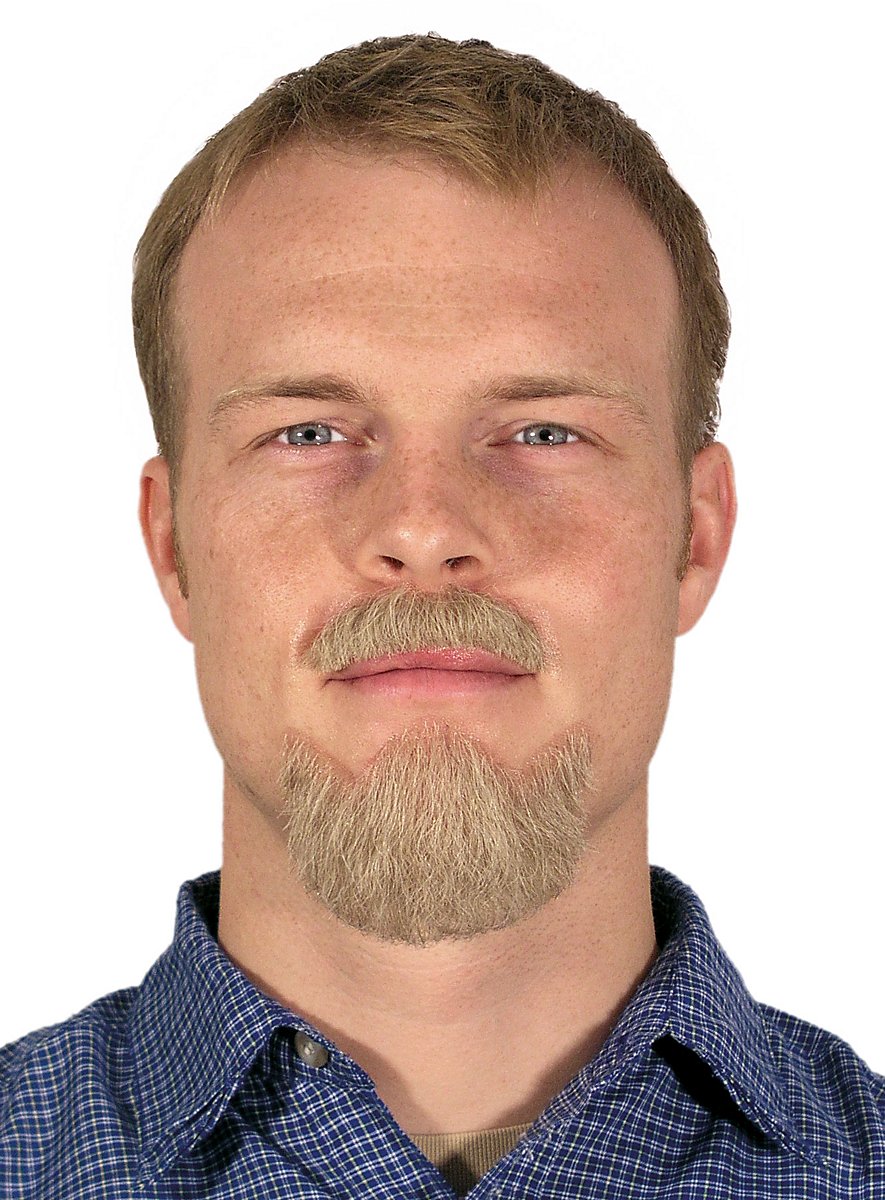 Detective Schnurrbart Echthaar braun-Metamorph-Deinparadies.ch