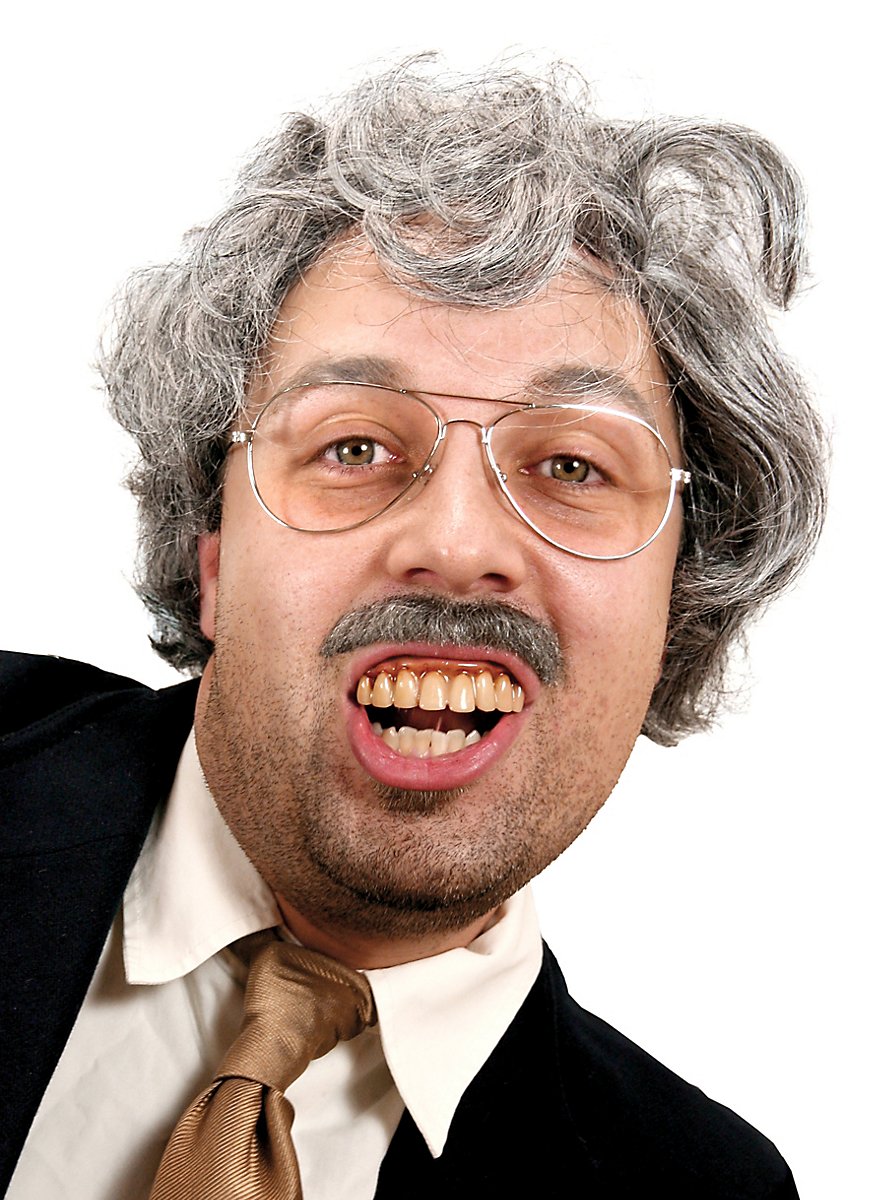 Detective Schnurrbart Echthaar braun-Metamorph-Deinparadies.ch