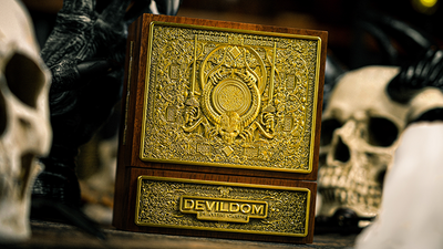 Juego de caja de madera de lujo Devildom | Arca jugando a las cartas