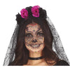 Diadem Blumen mit Schleier-Guirca-Deinparadies.ch