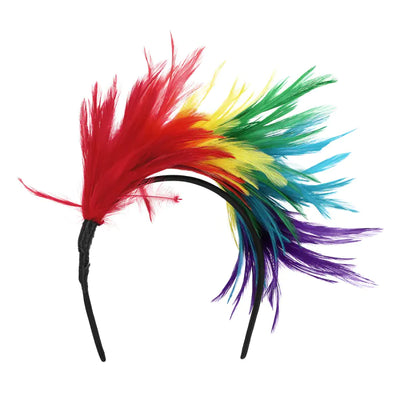 Diadem Coco aus Federn | regenbogen-Boland-Deinparadies.ch