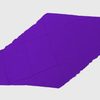 Diamond Cut Silk 60cm - Purple - Murphy's Magic