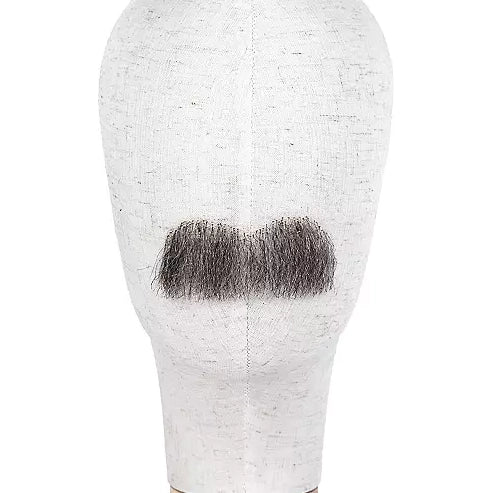 Dicker Echthaar Schnurrbart | grau-Metamorph-Deinparadies.ch