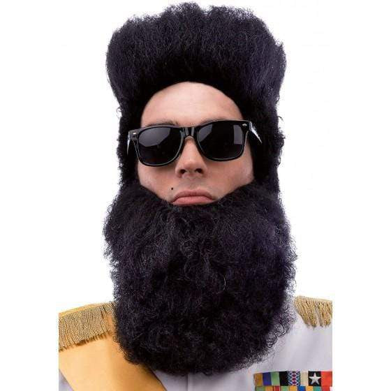Dictator Wig with Beard Carnival Toys Deinparadies.ch