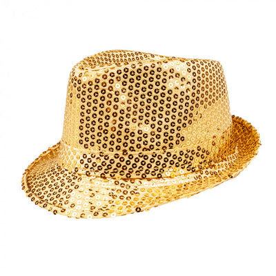 Gold Smiffys Disco Sequin Hat Deinparadies.ch