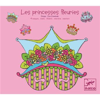 Djeco Papiermasken Les Princesses Fleuries Djeco Magic bei Deinparadies.ch