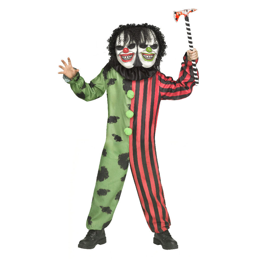 Doppelkopf Clown | Knabenkostüm-Fun World-Deinparadies.ch