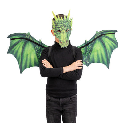 Drachenflügel und Maske | Kinder-Carnival Toys-Deinparadies.ch