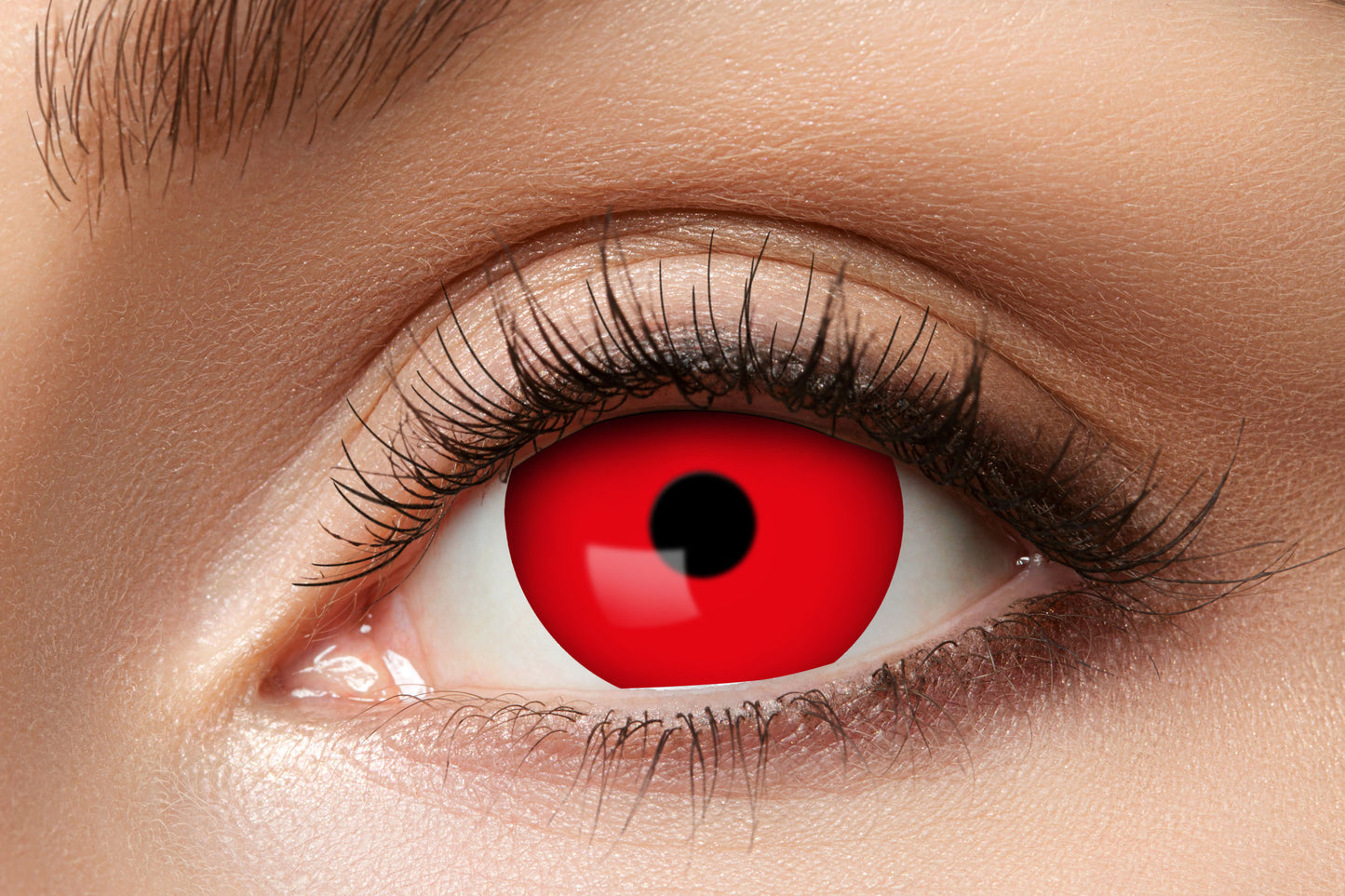 Contact lenses Sclera mini red