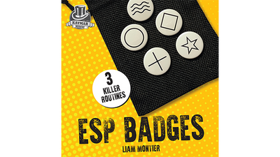 ESP Badges by Liam Montier Kaymar Magic Company UK at Deinparadies.ch