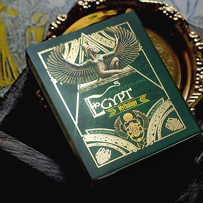 Egypt Mythology Black Edition (Green, Nile) Playing Cards-Jacinto José Moyano Guerrero-Deinparadies.ch