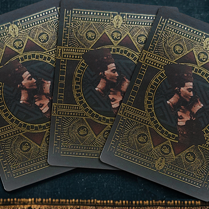 Egypt Mythology Black Edition (Pharaoh, Dark Gray) Playing Cards-Jacinto José Moyano Guerrero-Deinparadies.ch