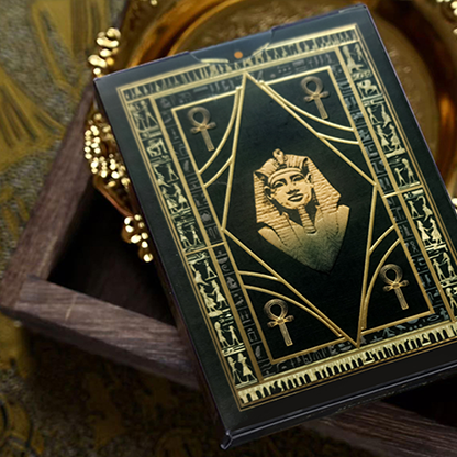Egypt Mythology Black Edition (Pharaoh, Dark Gray) Playing Cards-Jacinto José Moyano Guerrero-Deinparadies.ch