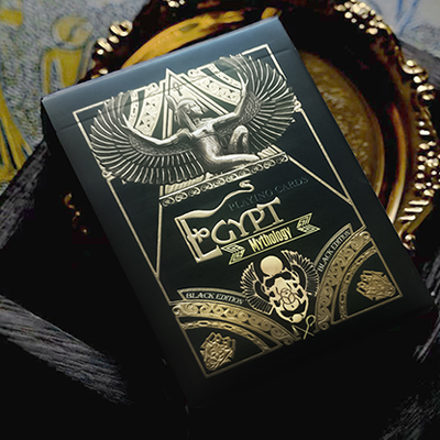 Egypt Mythology Black Edition (Pharaoh, Dark Gray) Playing Cards-Jacinto José Moyano Guerrero-Deinparadies.ch