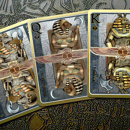 Egypt Mythology Premium Edition (Sapphire) Playing Cards-Jacinto José Moyano Guerrero-Deinparadies.ch