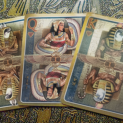 Egypt Mythology Premium Edition (Sapphire) Playing Cards-Jacinto José Moyano Guerrero-Deinparadies.ch