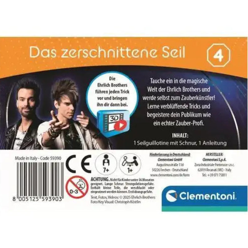 Ehrlich Brothers: Das zerschnittene Seil-Clementoni-Deinparadies.ch