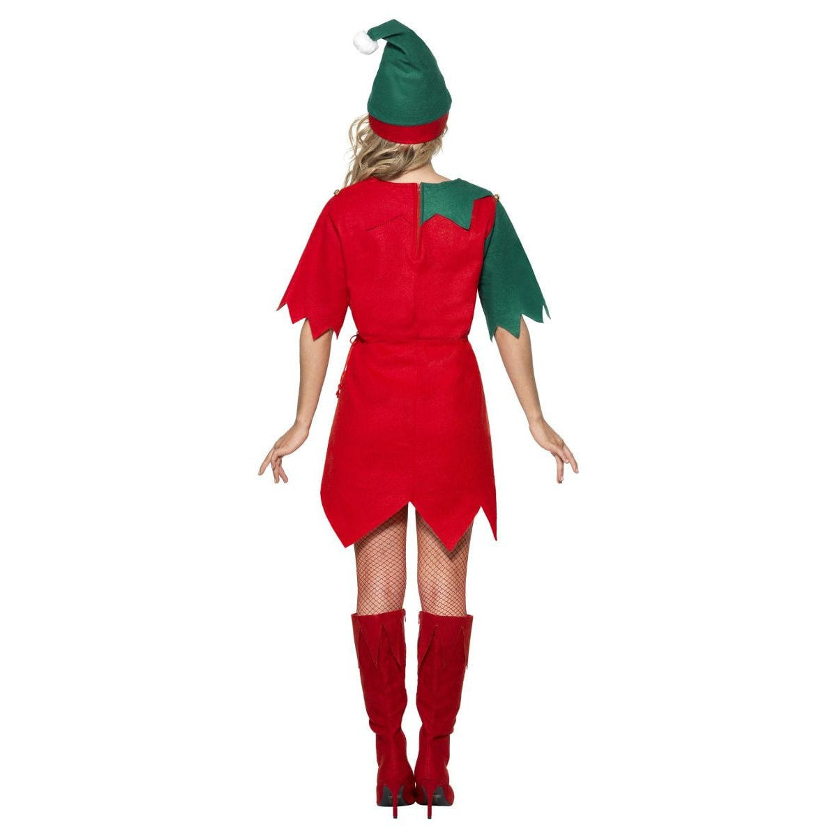 Costume da elfo di Smiffy rosso-verde Deinparadies.ch