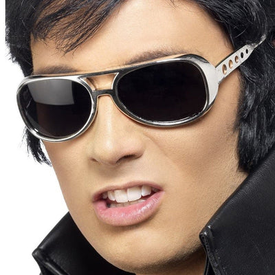 Elvis Superstar Brille | gold / silber silber Smiffys bei Deinparadies.ch