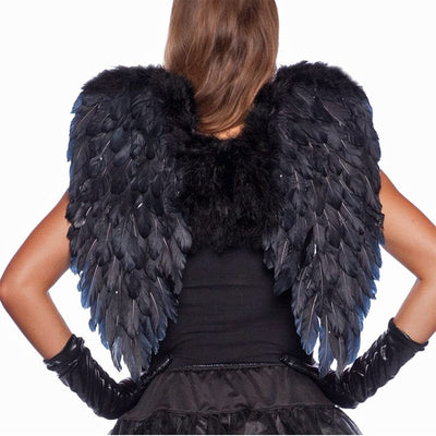 Angel wing feathers black Smiffys case Deinparadies.ch