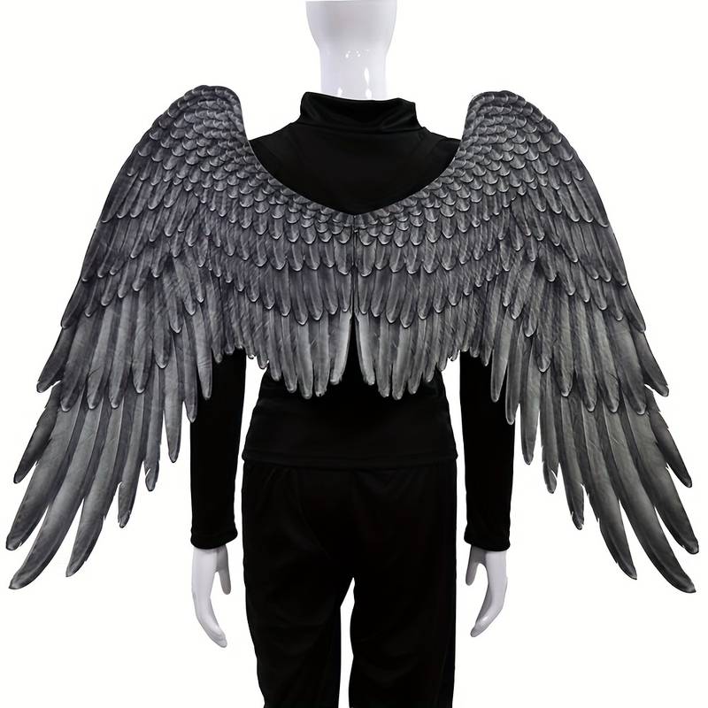 Suministros de búho de fiesta negro polar con alas de ángel Deinparadies.ch