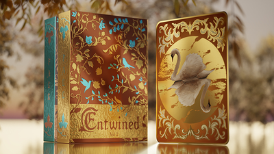 Entwined Vol.2 Fall Gold Playing Cards Old Gravity Printing bei Deinparadies.ch