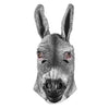 Máscara de burro de látex | Gris