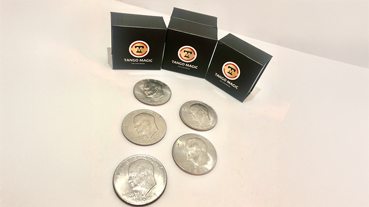 Expanded Shell Eisenhower Dollar (plus 4 Regular Coins) | Tango Magic-Tango Magic-Deinparadies.ch
