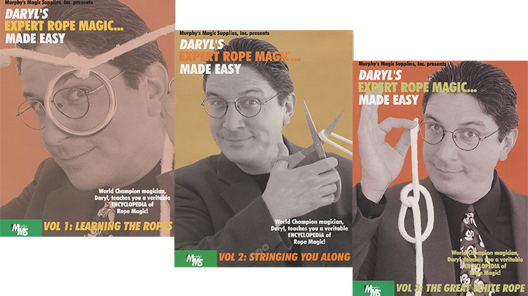 Expert Rope Magic Made Easy par Daryl - Combo 3 volumes - Téléchargement vidéo Murphy's Magic Deinparadies.ch