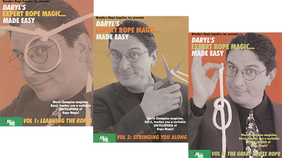 Magia con cuerdas experta simplificada por Daryl - Combo de 3 volúmenes - Descarga de video Murphy's Magic Deinparadies.ch