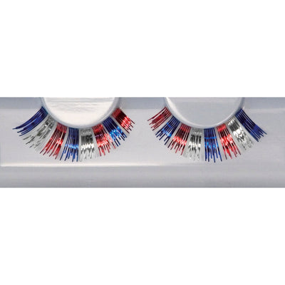 Eyelashes 236 white/red/blue
