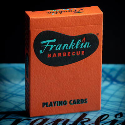 FRANKLIN BBQ CLASSIC ORANGE PLAYING CARDS-FULTONS Playing Cards-Deinparadies.ch