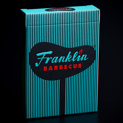 FRANKLIN BBQ RETRO BLACK PLAYING CARDS-FULTONS Playing Cards-Deinparadies.ch