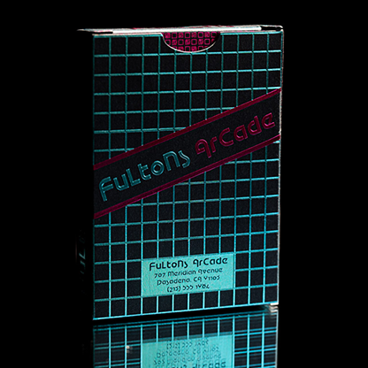 FULTONS Arcade TRON Edition Pink and Blue Foil Playing Cards-FULTONS Playing Cards-Deinparadies.ch