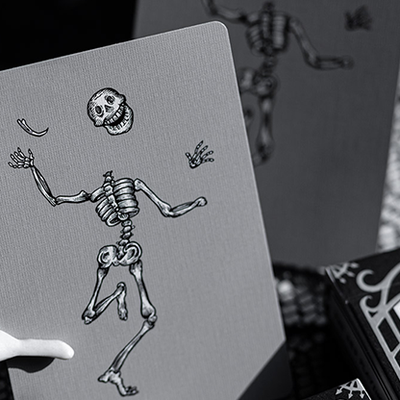 FULTONS OCTOBER TOMBSTONE GREY PLAYING CARDS-FULTONS Playing Cards-Deinparadies.ch