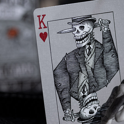 FULTONS OCTOBER TOMBSTONE GREY PLAYING CARDS-FULTONS Playing Cards-Deinparadies.ch