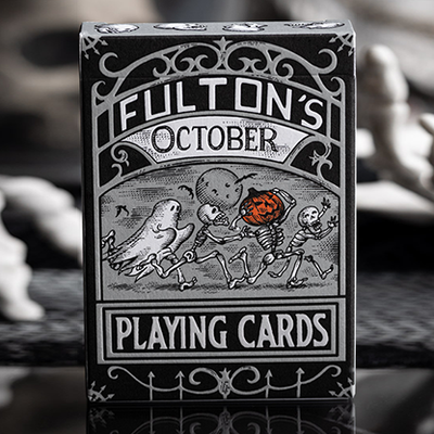 FULTONS OCTOBER TOMBSTONE GREY PLAYING CARDS-FULTONS Playing Cards-Deinparadies.ch
